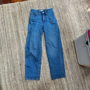 Madewell Perfect Vintage Wide Leg Jean size 23 petite